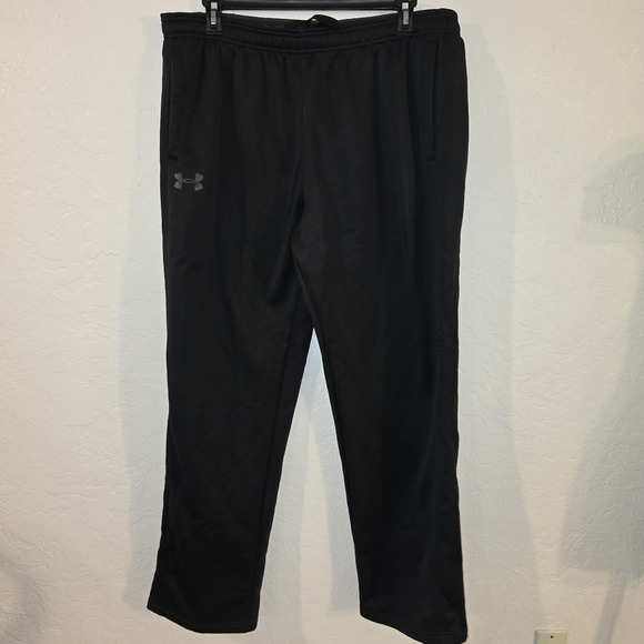 Under Armour Loose Fit Storm Coldgear Fleece Sweat Pants Men 3XLT Black wide leg - Picture 1 of 8